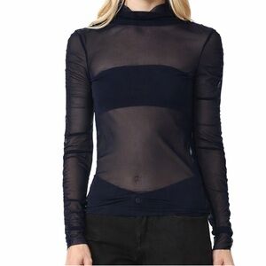 Opening Ceremony Sheer Long Sleeve Blouse